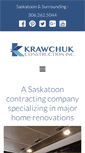 Mobile Screenshot of krawchukconstruction.com